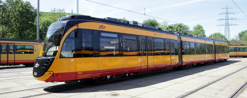 x5FLEXITY tram for Karslruhe side view
