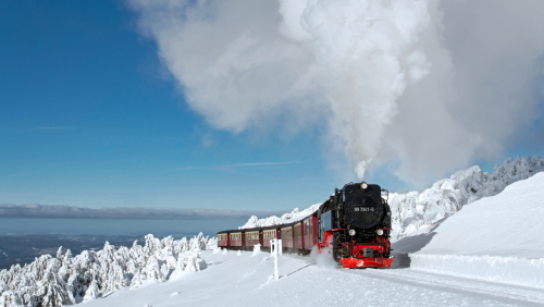 x5HSB Brockenbahn im Winter Foto HSB Dirk Bahnsen