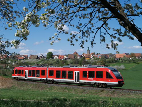 xVT 648 bei Kalchreuth auf der Grafenbergbahn CR DB AG 2