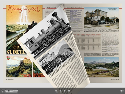 Blick ins Magazin: Die Eisenbahn im Sudetenland 