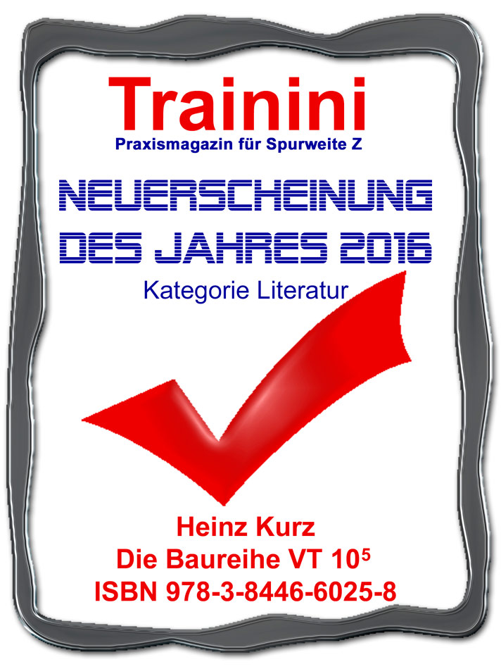 Neu 2016 Trainini Auszeichnung klein