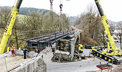 Brückensanierung; Foto: Roland U Neumann