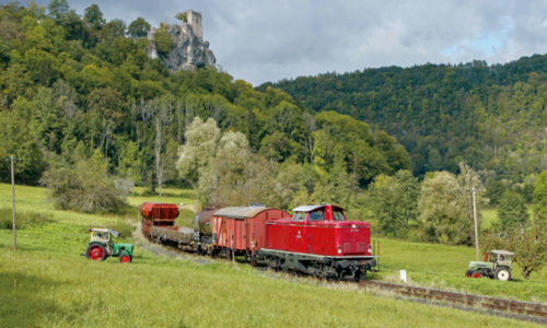 Diesellokeinsatz in der Fränkischen Schweiz