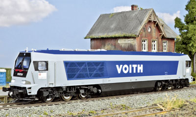 Saechsische Waggonfabrik: H0-Modell der Voith Maxima; Foto: RZ