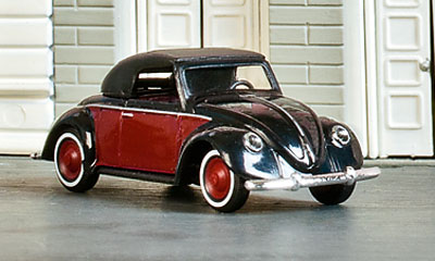 Neu von Busch erhältlich ist das seltene VW Heebmüller-Cabrio von 1948