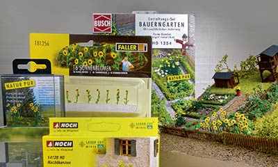 Kleinpflanzen für den Modellbahn-Garten im Vergleich